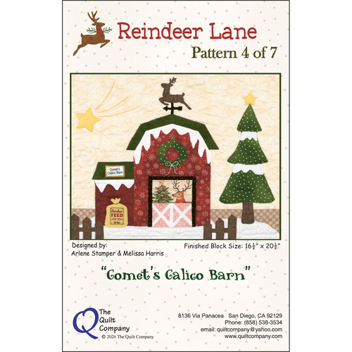 PATTERN BOM REINDEER LANE 4 - COMET