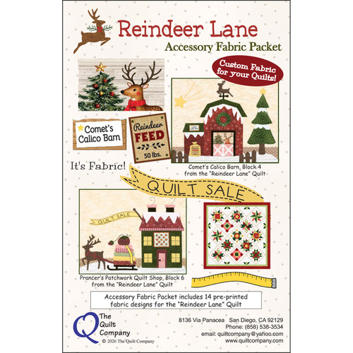 FABRIC ACC PK REINDEER LANE