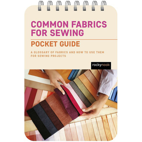 BOOK POCKET GUIDE COMMON FABRICS FOR SEWING
