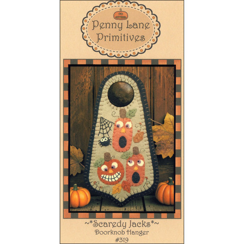 PATTERN SCAREDY JACKS DOORKNOB HANGER