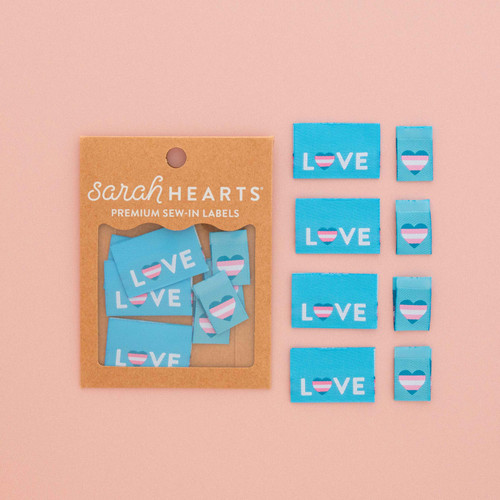 SEW IN LABEL 8ct TRANS LOVE MULTI PK OF 6 EA