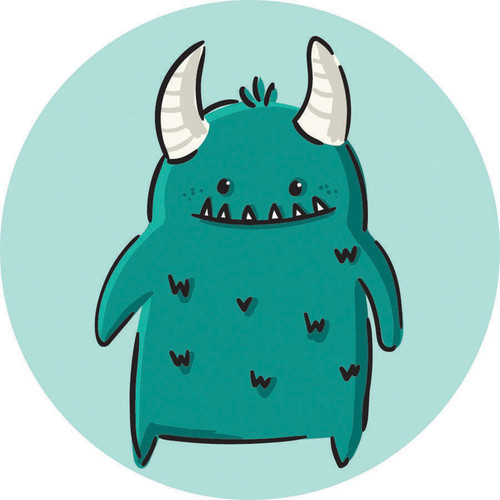 AD FAB 3" KID MONSTERS TEETHY PK OF 12 EA