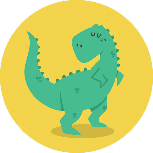 AD FAB 3" KID DINO T-REX PK OF 12 EA