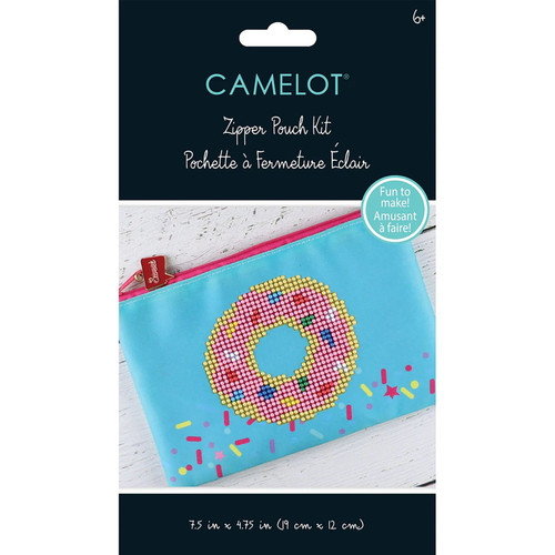 DOUGHNUT DIAMOND PAINTING ZIP POUCH KIT