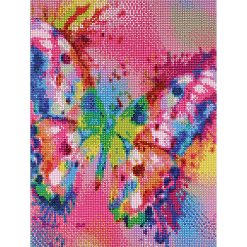 BUTTERFLY IMPRINT - INTERMED DIAMOND PAINTING KIT
