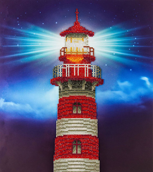 RED LIGHTHOUSE - ADVANCED DIAMOND PAINTING KIT