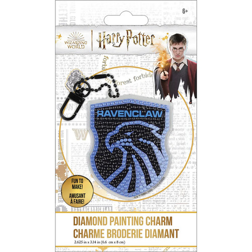 HP RAVENCLAW CREST DIAMOND PNTG KEY CHAIN KIT PK OF 6 EA