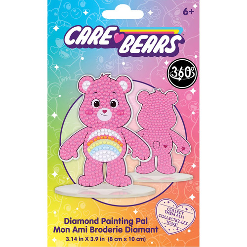 CHEER BEAR DIAMOND PAINTING PAL KIT PK OF 4 EA