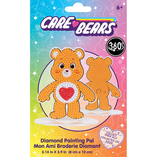 TENDERHEART BEAR DIAMOND PAINTING PAL KIT PK OF 4 EA