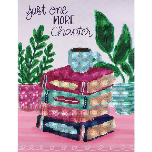 IT'S A BOOKISH LIFE - INTERMED DIAMOND PAINTING KIT