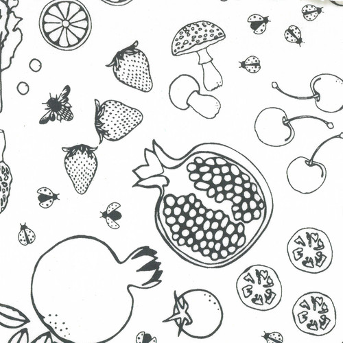 LAMIN COTTON 1yd SALT & PEPPER (FOOD SAFE) PK OF 12 EA