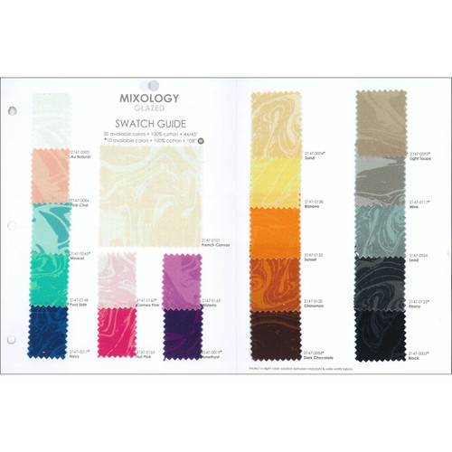COLOR CARD CAMELOT MIXOLOGY GLAZED