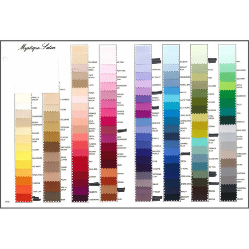 COLOR CARD EESCO MYSTIQUE SATIN