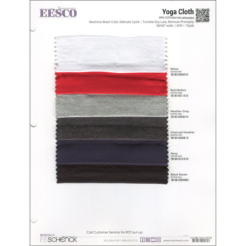COLOR CARD YOGA CLOTH