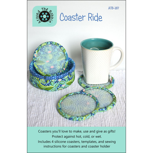 PATTERN COASTER RIDE WITH SILICONE OVERLAYS 4ct