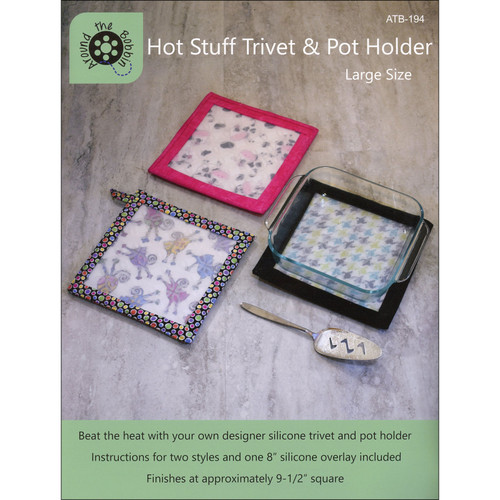 PATTERN HOT STUFF TRIVET LG WITH SILICONE OVERLAY