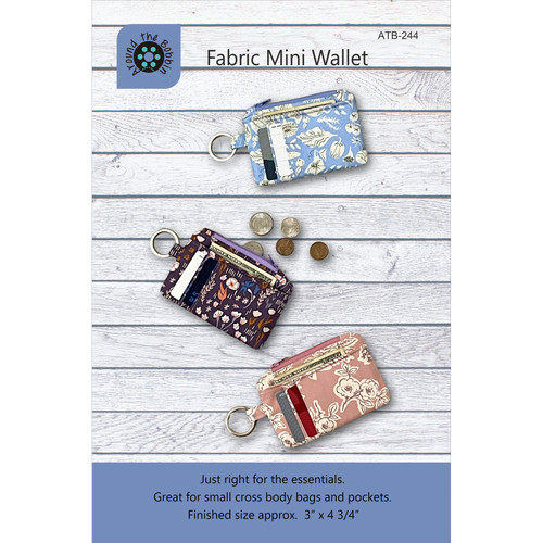 PATTERN FABRIC MINI WALLET