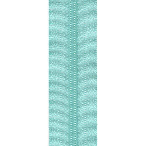 ZIPPER 14" MISTY TEAL PK OF 6 EA