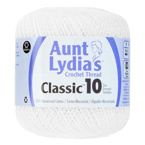 Aunt Lydias Classic Crochet Thread - CAC - EE Schenck Company