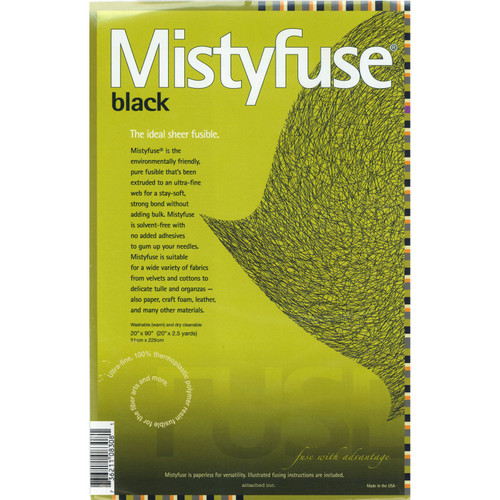 MISTYFUSE 20"X 90" PKG BLACK