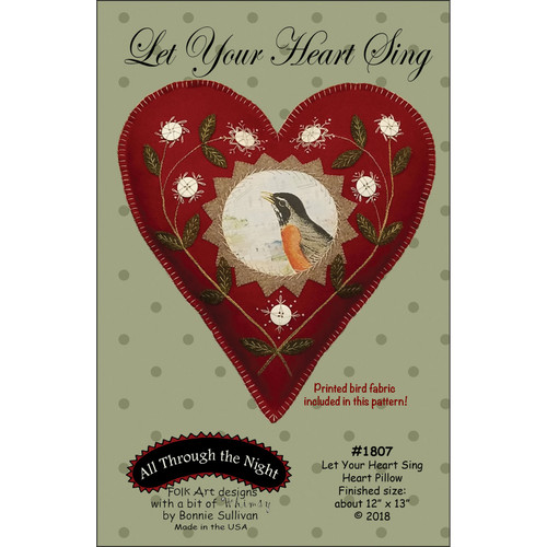 PATTERN LET YOUR HEART SING