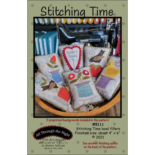 PATTERN STITCH TIME BOWL FILLS (PRE-PRINTED FABRIC INCLUDED)
