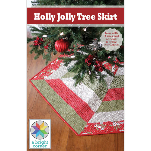 PATTERN HOLLY JOLLY TREE SKIRT