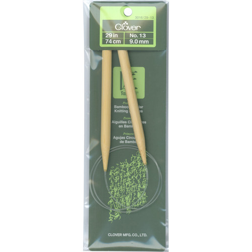 KNIT NEEDLES BAMB CIR sz13 29"
