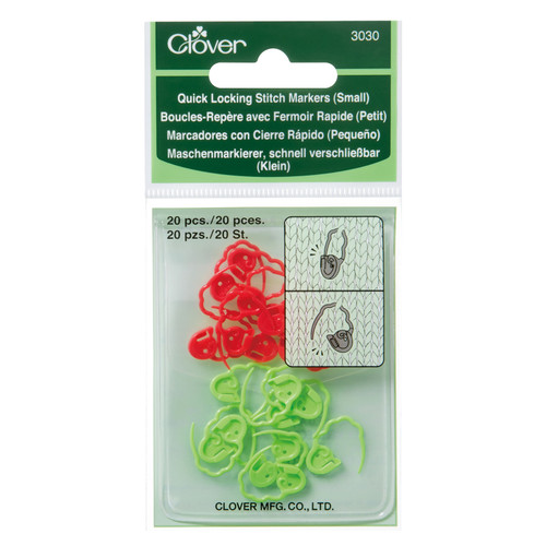 STITCH MARKERS QK LOCK SM 20ct PK OF 3 EA