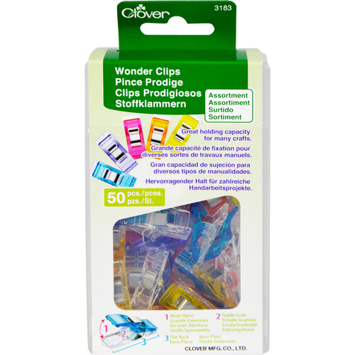 WONDER CLIPS MED 50ct ASST COL