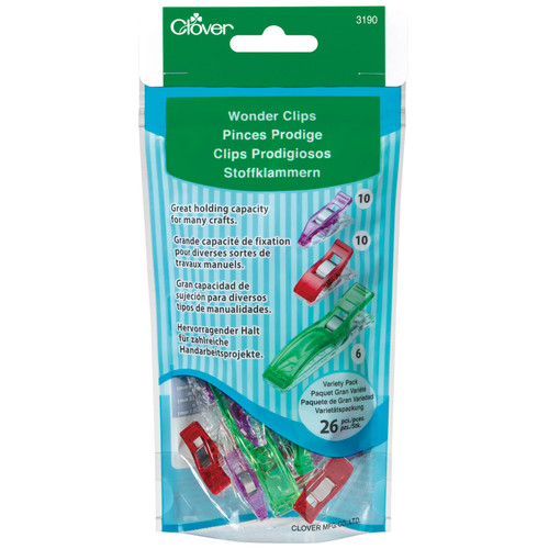 WONDER CLIPS ASST 26ct PK OF 3 EA