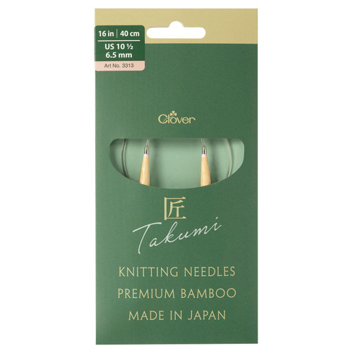 CIR KNITTING NEEDLE PRO TAKUMI sz10.5 16" PK OF 3 EA