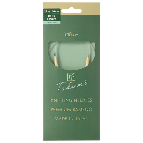 CIR KNITTING NEEDLE PRO TAKUMI sz10 24" PK OF 3 EA