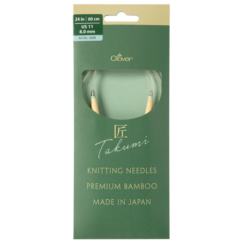 CIR KNITTING NEEDLE PRO TAKUMI sz11 24" PK OF 3 EA