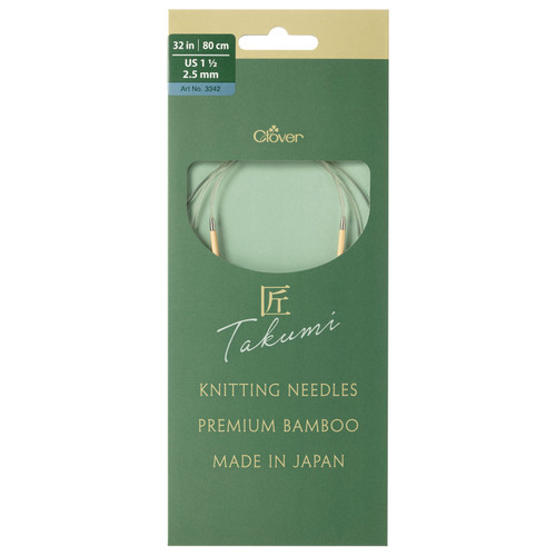 CIR KNITTING NEEDLE PRO TAKUMI sz1.5 32" PK OF 3 EA