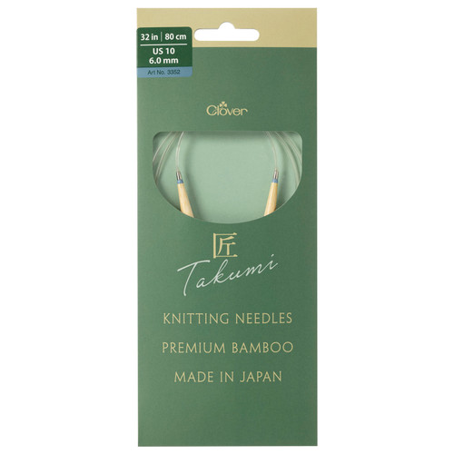 CIR KNITTING NEEDLE PRO TAKUMI sz10 32" PK OF 3 EA