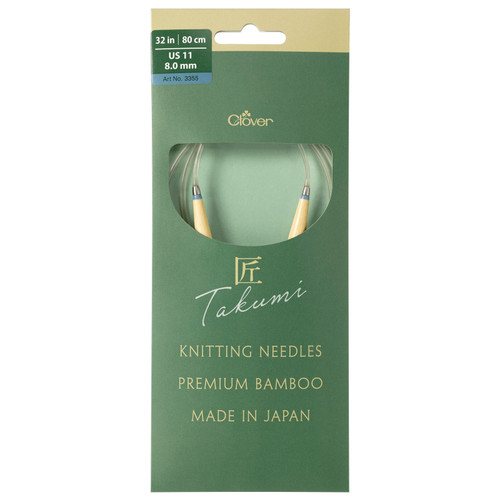 CIR KNITTING NEEDLE PRO TAKUMI sz11 32" PK OF 3 EA