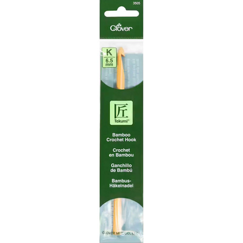 CROCHET HOOK BAMBOO SZ K TAKUMI PK OF 3 EA