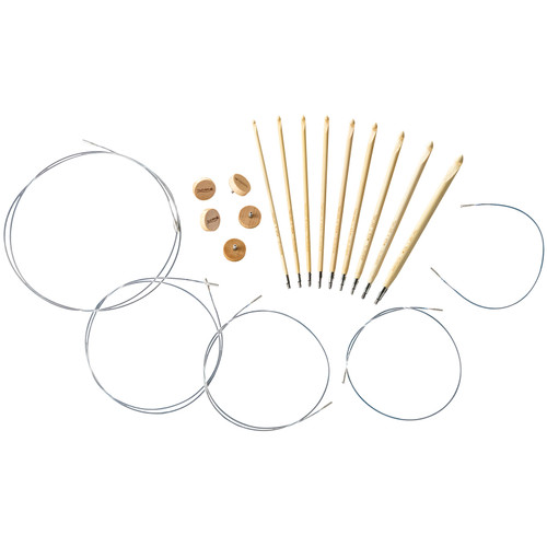 CROCHET HOOK TUNISIAN SET (INTERCHANGEABLE)