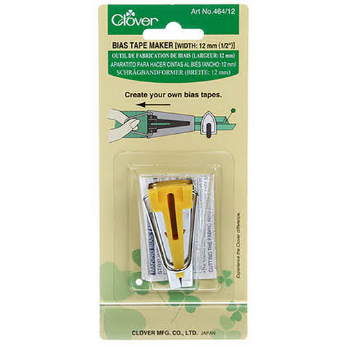 BIAS TAPE MAKER .5" NON FUSI PK OF 3 EA