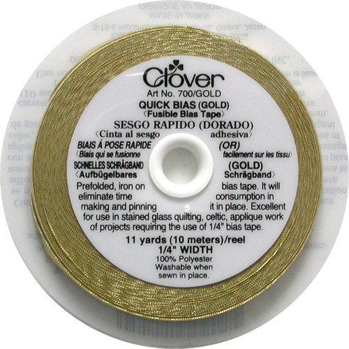 BIAS QUICK.25"x11yd GOLD