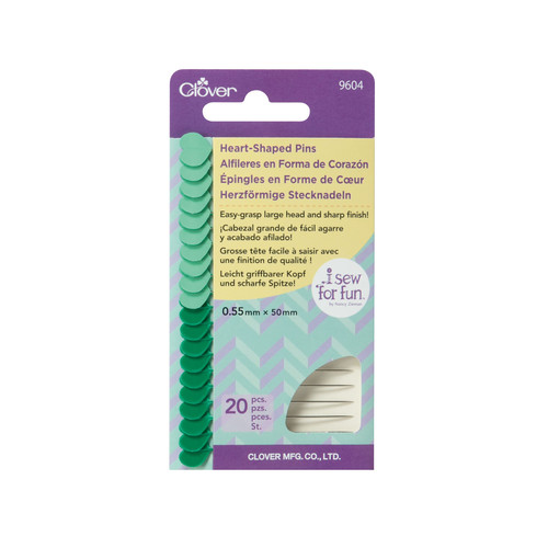PIN HEART SHAPE 20ct PK OF 3 EA