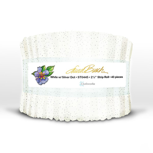 STRIP ROLL LB BASIC DOT MET WHITE/SILVER (40) PK OF 8 EA