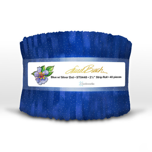 STRIP ROLL LB BASIC DOT MET BLUE/SILVER (40) PK OF 4 EA