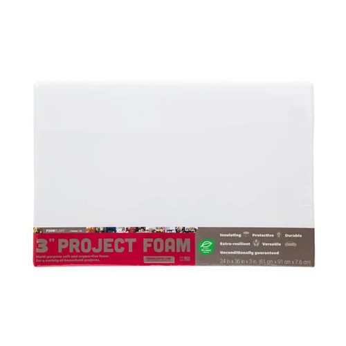 PROJECT FOAM  24"x 36"x 3" CS OF 3 EA
