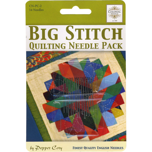 NEEDLE ASST BIG STITCH QLT 14C BOX OF 6 EA