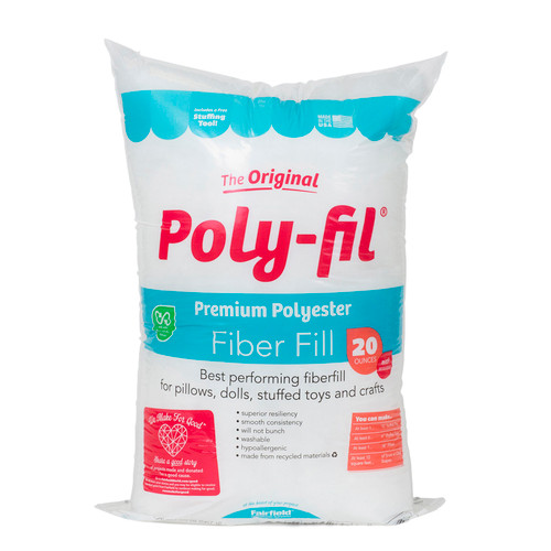 POLY FIL STUFFING 20 OZ PK OF 12 EA