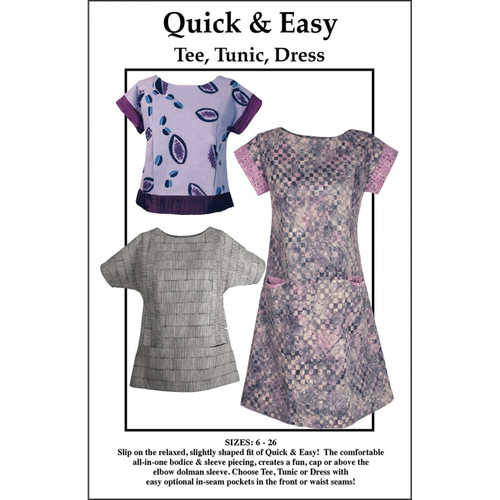 PATTERN QUICK & EASY TEE / TUNIC / DRESS