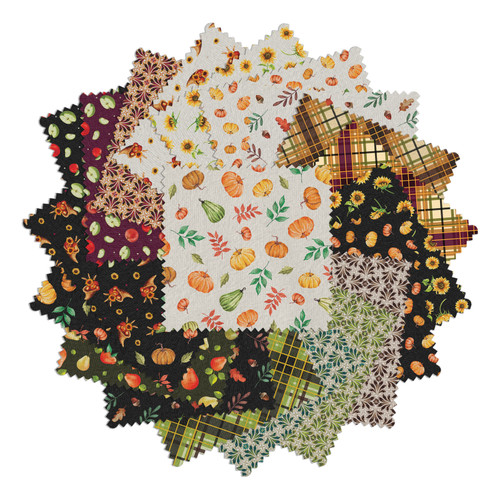 CHARM PK 5" HARVEST BEGINNINGS (42) PK OF 12 EA