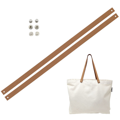 LEATHER TOTE STRAP KIT 22" M BRN